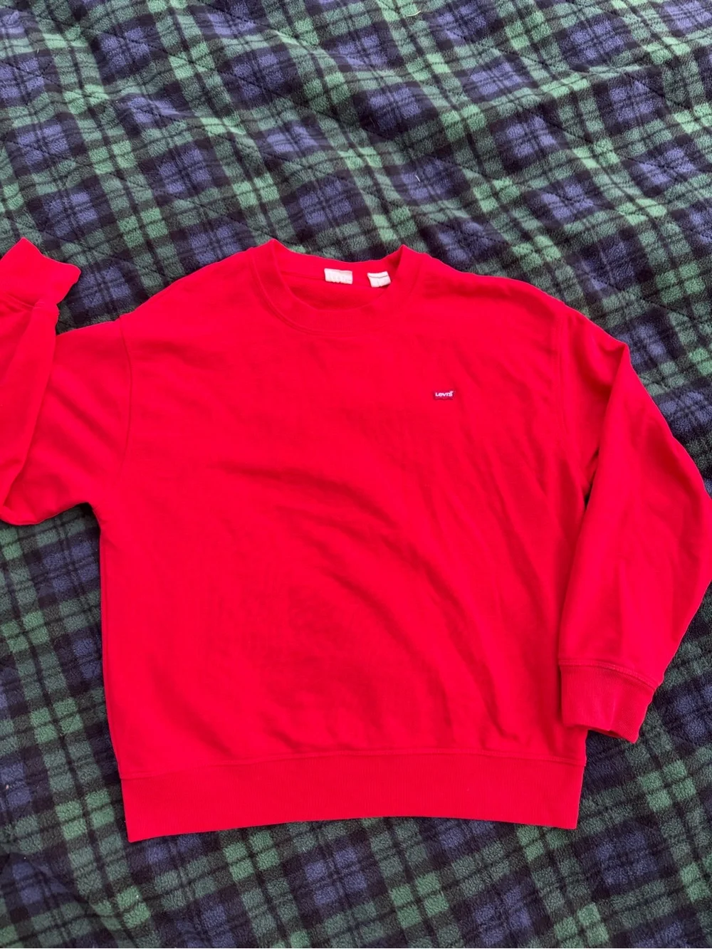 Levi's Red Crewneck Sweatshirt